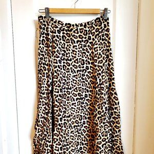 H&M leopard skirt size 4